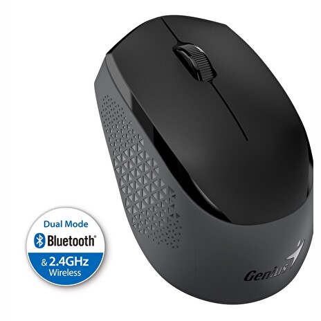 GENIUS NX-8000S BT/ duální Bluetooth + 2,4GHz/ 1200 dpi/ bezdrátová/ tichá/ černá
