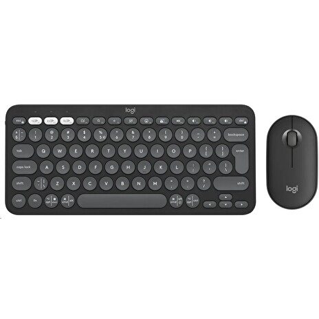 Logitech Pebble 2 Combo - TONAL GRAPHITE - US INT'L - 2.4GHZ/BT - INTNL-973 - UNIVERSAL