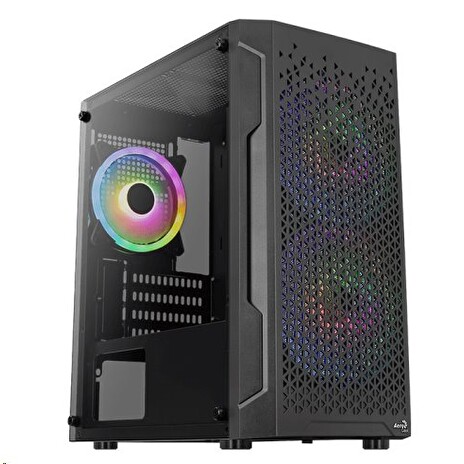 Aerocool MC G Trinity Mini-G-BK-v2, skříň miniATX, 1xUSB 2.0, 1xUSB 3.0, černá