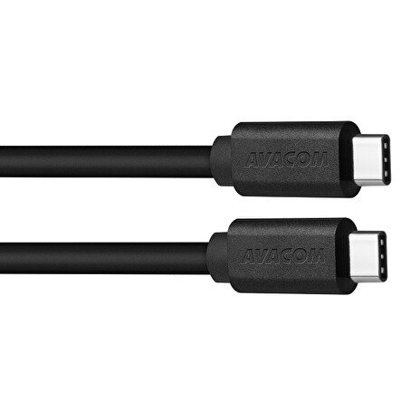 AVACOM Datový a nabíjecí kabel USB Type-C - USB Type-C, 40cm, černá