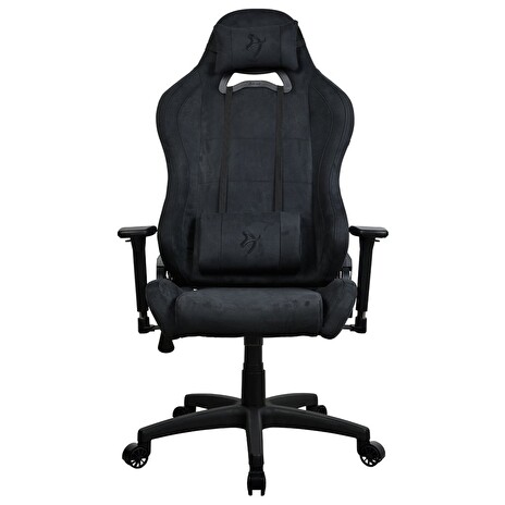 AROZZI herní židle TORRETTA SuperSoft/ látkový povrch/ černá