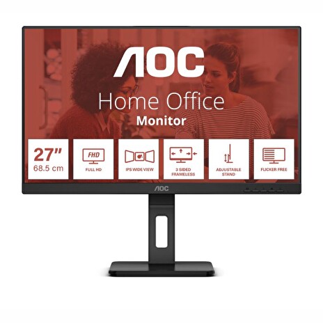 AOC/27E3QAF/27"/IPS/FHD/75Hz/4ms/Black/3R