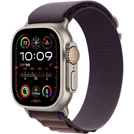 Apple Watch Ultra 2/49mm/Titan/Sport Band/Indigo Alpine/Large