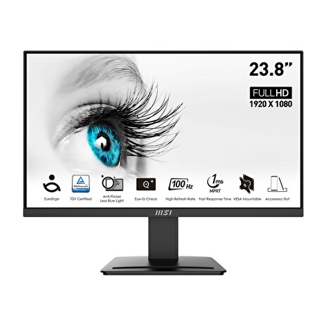 MSI Pro/MP2412/23,8"/VA/FHD/100Hz/1ms/Black/2R