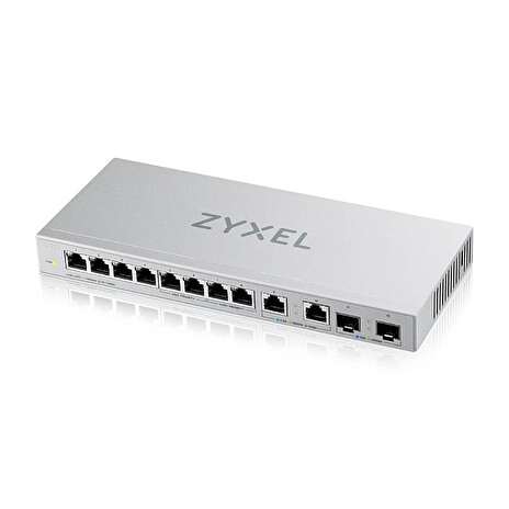 Zyxel XGS1010-12 v2, 12-Port Gigabit Unmanaged Switch with 8-Port 1G + 2-Port 2.5G + 2-Port SFP+