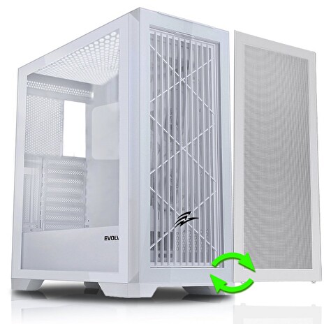 EVOLVEO Ptero Q2W, 2x čelní panel: sklo/mřížka