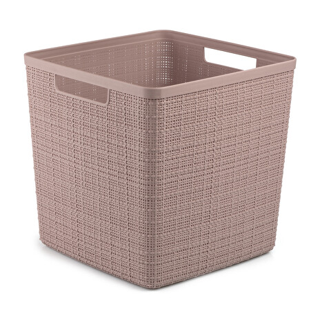 Box Curver Jute Cube 17L růžový