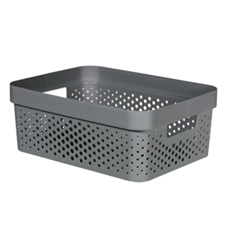 Box Curver Infinity Dots 11L šedý