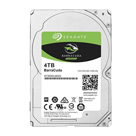 HDD 2,5" 4TB Seagate BarraCuda 128MB SATAIII 5.4k