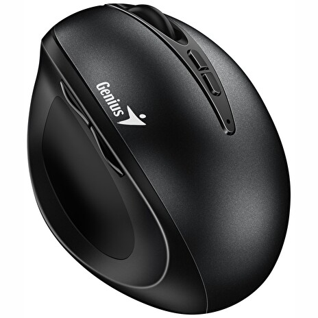 GENIUS Ergo 8300S Black/ vertikální/ 1600 dpi/ bezdrátová/ 7tlačítek/ tichá/ černá