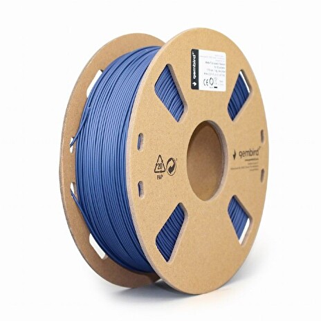 Gembird Tisková struna (filament), PLA MATTE, 1,75mm, 1kg, modrá