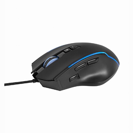 Gembird Myš RAGNAR RX300, podsvícená, 8 tlačítek, 12 000DPI, USB, černá