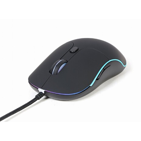 Gembird Myš MUS-UL-02, podsvícená, 2400DPI, USB, černá