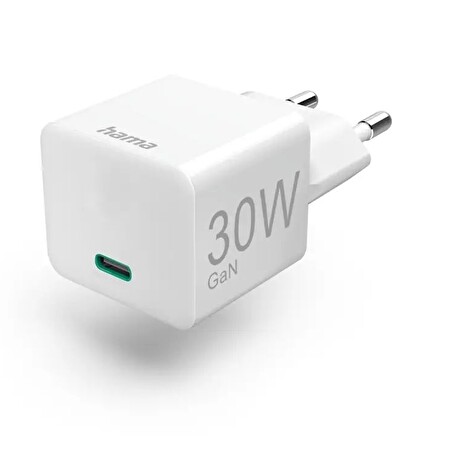 Nabíječka Hama rychlá GaN, USB-C PD/QC 30 W