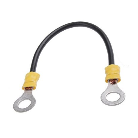 Kabel pro spojení baterií, 50cm, 4mm2, 2x očko M8