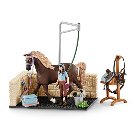 Hračka Schleich Mycí kout klubový s příslušenstvím