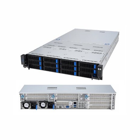 ASUS RS720A 2U Server 2XSP5,24x DDR5 ECC. 12xHS HDD ,10G,8NVMe/OCP,IPMI