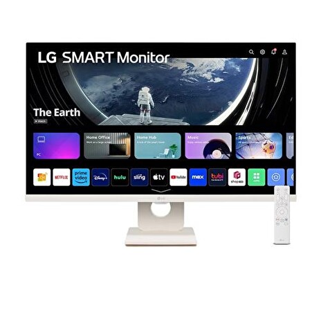 LG 27SR50F-W 27"W IPS 1920x1080 8ms 5 000 000:1 250cd HDMI biela repro Smart WebOS