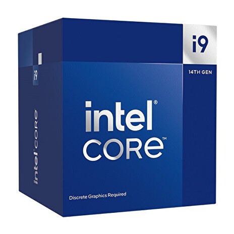 INTEL Core i9-14900F / Raptor Lake R / LGA1700 / max. 5,8GHz / 8P+16E/32T / 36MB / 65W TDP / bez VGA / BOX