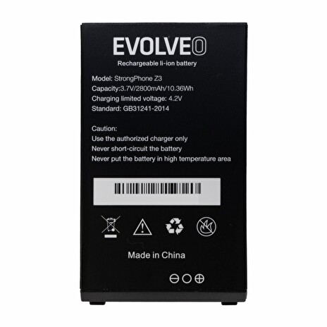 EVOLVEO originální baterie 2800 mAh pro StrongPhone Z3