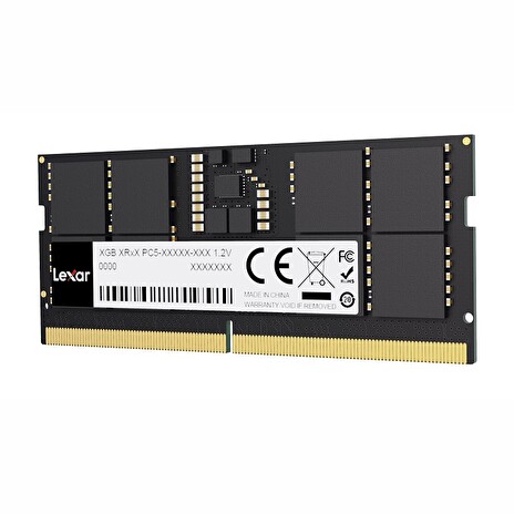 Lexar DDR5 16GB SODIMM 4800MHz, CL40, 262 PIN - Blister balení