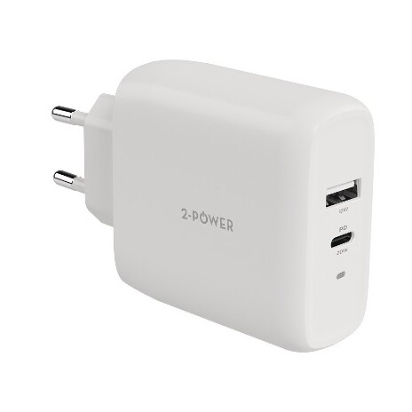 2-Power USB nabíječka PD 20W USB-C & 12W USB-A