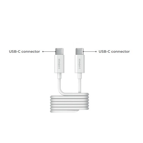 2-Power kabel USB-C to USB-C, 1M