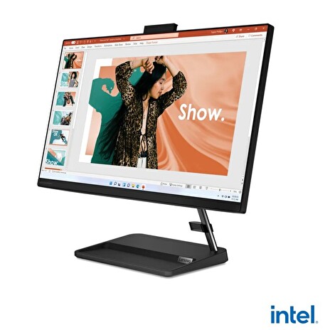 Lenovo IdeaCentre AIO 3 24IAP7 Celeron 7305 5-cores/8GB/SSD 512GB/23,8"/FHD/IPS/250 nitů/WIN11 Home/černá