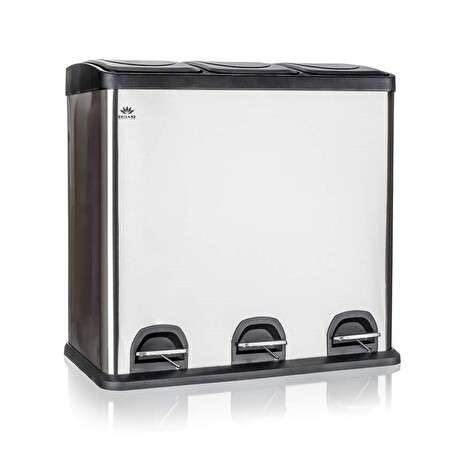 Odpadkový koš Brilanz recyklovací nerezový Savery 60 l (3 x 20 l)
