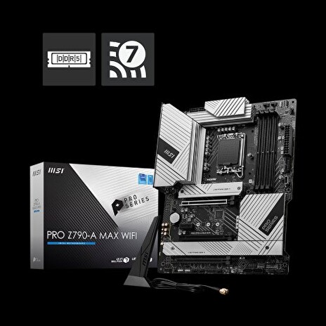 MSI PRO Z790-A MAX WIFI, 1700, Intel Z790, 4xDDR5, ATX