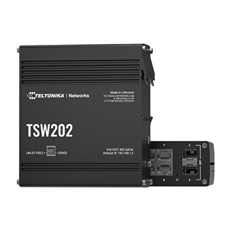 Teltonika PoE+ L2 Managed Switch 8 10/100/1000, 2x SFP - TSW202