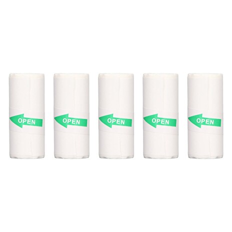 HELMER samolepící kotoučky pro termo tiskárnu TP01/TP02/ 55mm x 25mm/ 5ks/ bílé