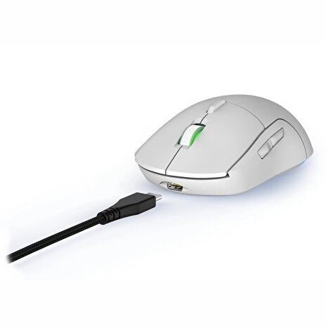 HAMA uRage gamingová myš Reaper 250/ drátová/ optická/ podsvícená/ 6200 dpi/ 6 tlačítek/ USB/ bílá