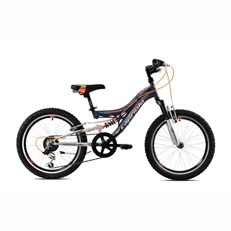 Celoodpružené jízdní kolo Capriolo CTX200 20"/11" šedo/oranžové