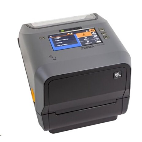 Tiskárna Zebra ZD621R 8 dots/mm (203dpi),disp.(colour),RTC,RFID,USB,USB Host,RS232,BT(BLE),Ethernet,grey-ROZBALENO