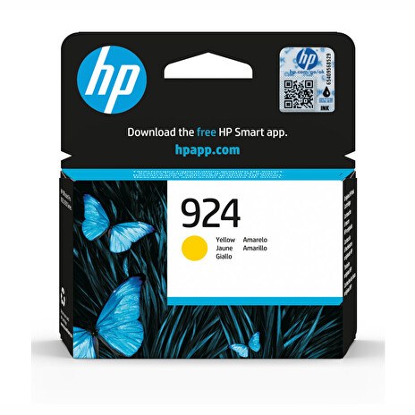 HP 924 ink. náplň žlutá, 4K0U5NE