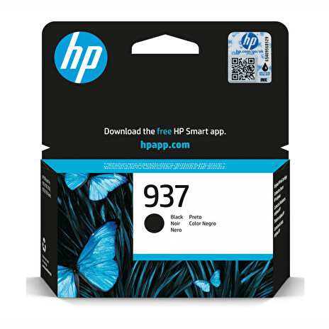 HP 937 ink. náplň černá, 4S6W5NE