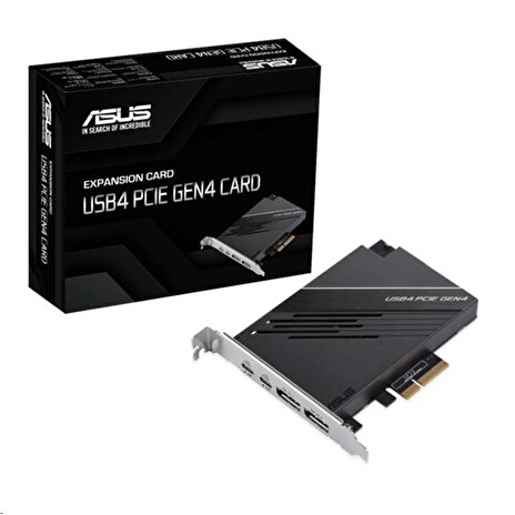 ASUS USB4 PCIe Gen4 Card - rozširujúca karta dual USB4 (USB-C), DP, PCIe 4.0x4