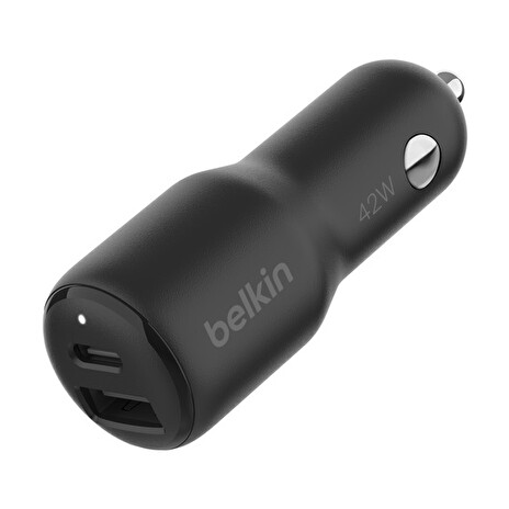 Belkin Car Charger 42W - 30w USB-C + 12W USB-A