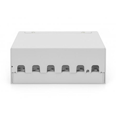 DIGITUS Modulární stolní patch panel, stíněný 6 portů, světle šedý