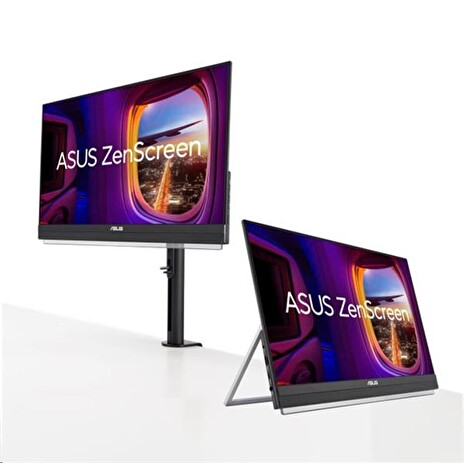 ASUS ZenScreen MB229CF 21,5" prenosný USB-C monitor IPS 1920x1080 100Hz 5ms 250cd HDMI USB-C repro čierno-strieborný