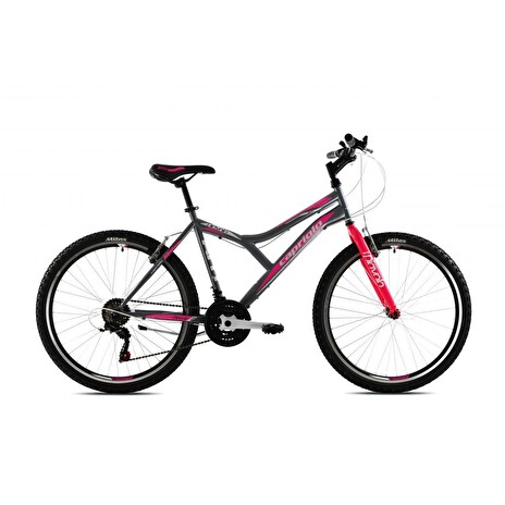 Horské jízdní kolo Capriolo DIAVOLO DX 600 26"/17" šedo/růžové