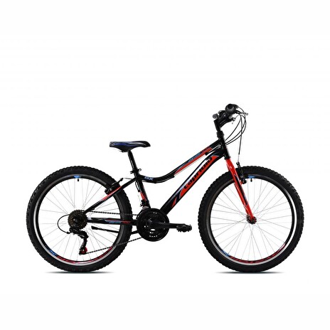 Horské jízdní kolo Capriolo DIAVOLO 400 24"/13" černo/červené
