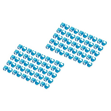 DIGITUS Color spony pro Patch kabel, balíček 100ks, modrá
