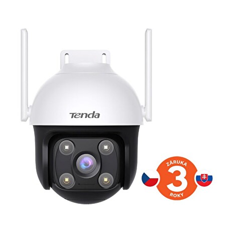Tenda RH7-WCA - bezdrátová venkovní otočná 4MP IP kamera, RJ45, noční IR + LED světlo, zvuk