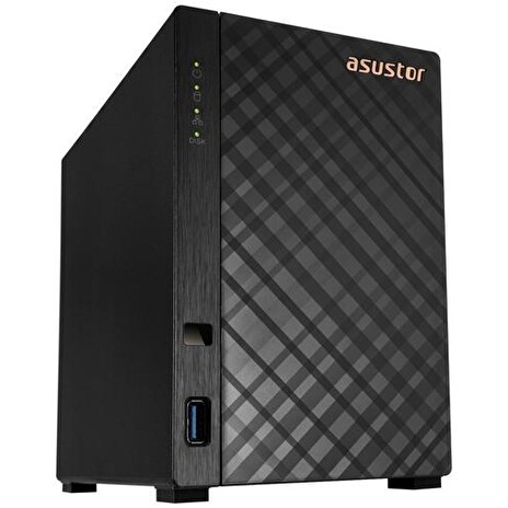 ASUSTOR DRIVESTOR 2 LITE (AS1102TL) datové úložiště NAS, 2× 3,5" SATA III, quad-core 1,7GHz, 1GB DDR4, 1× GbE LAN, 1× USB 3.2 Gen1, 1× USB 2.0
