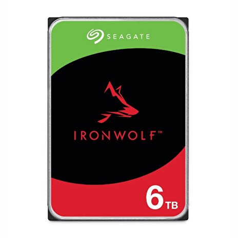 Seagate IronWolf, NAS HDD, 6TB, 3.5", SATAIII, 256MB cache, 5.400RPM