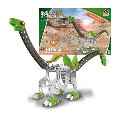 Stavebnice 12240 - Malý mechanik - apatosaurus 141 dílků