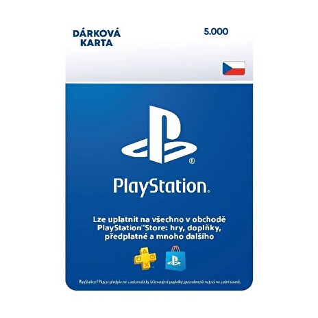 ESD CZ - PlayStation Store el. peněženka - 5000 Kč