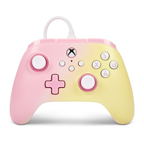 PowerA Advantage Kabelový ovladač pro Xbox Series X|S - Pink Lemonade